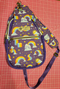 Sling Crossbody Unisex Bag Featuring Rainbows