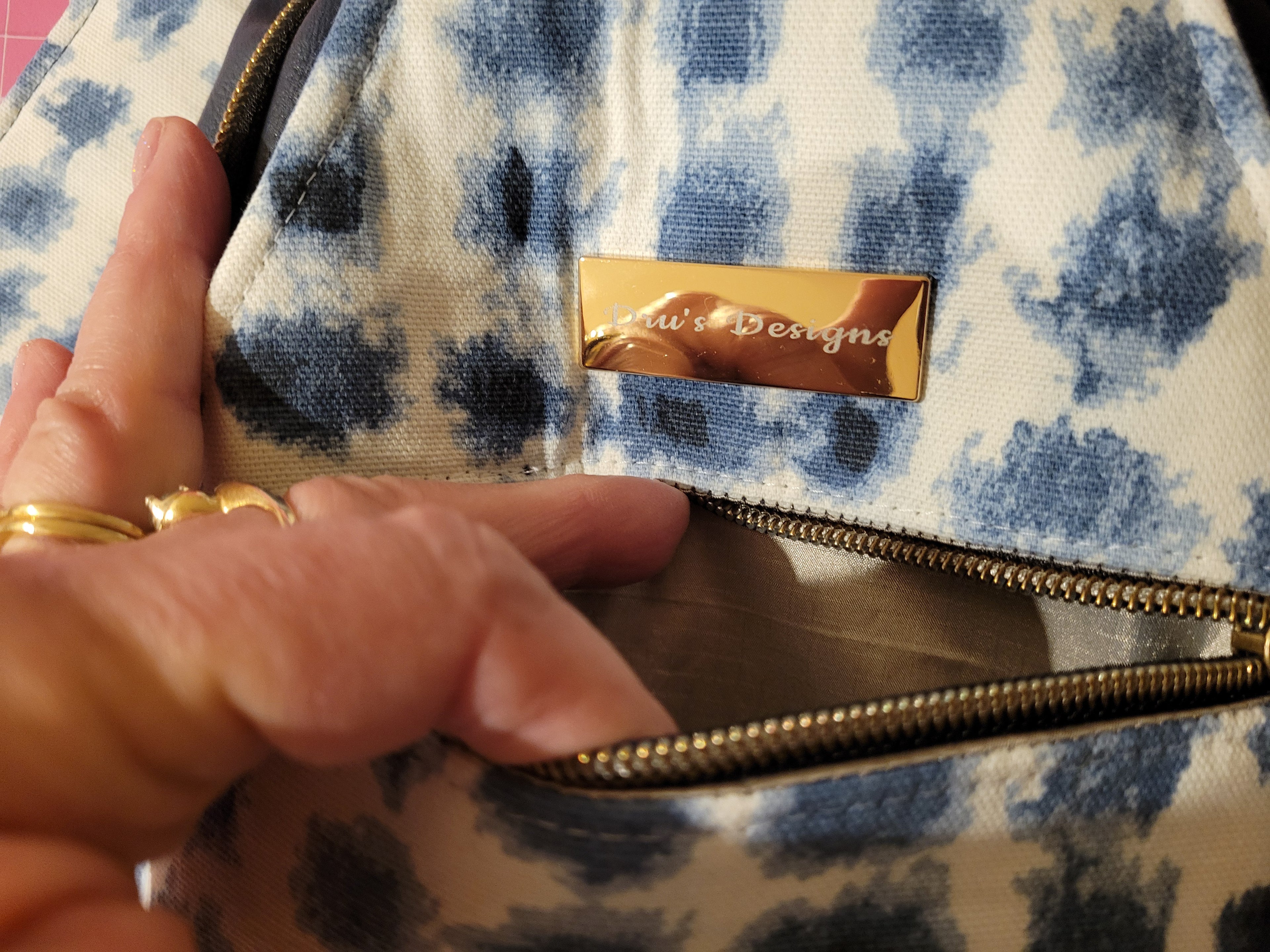 Sling Crossbody Bag Featuring Unique Print