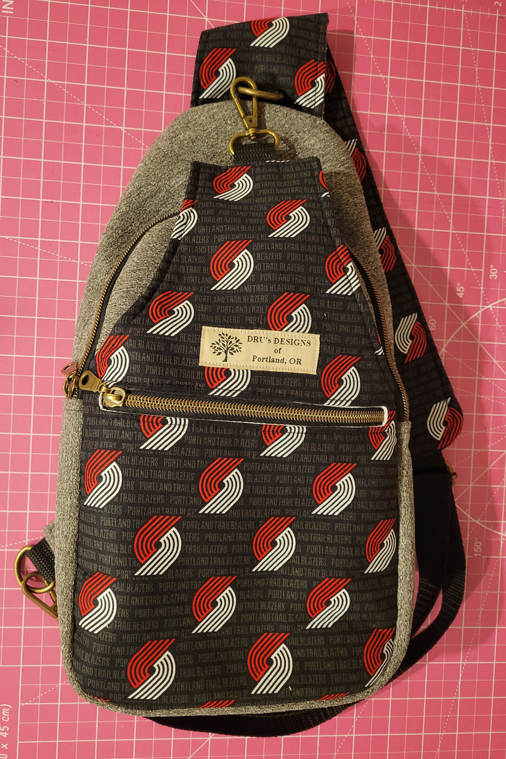 Portland Trail Blazers Unisex Sling Crossbody Bag